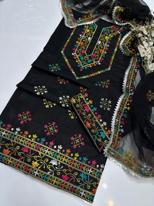 Black Embroidered Suit - 2026 Collection
